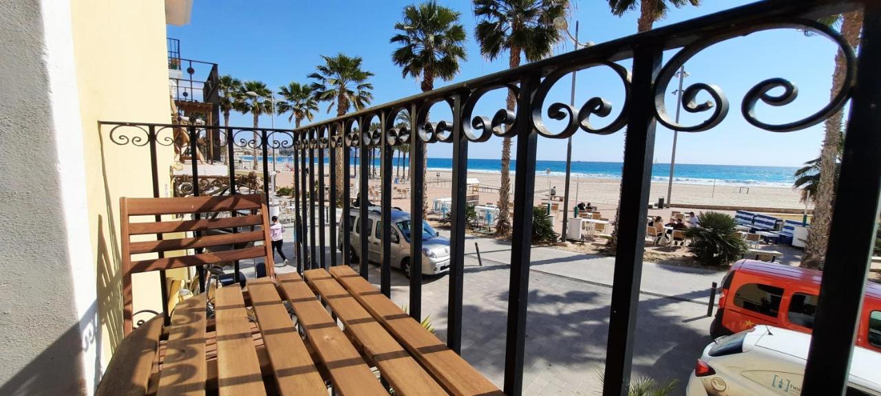 Ar28-1, Coqueto Apartamento En Primera Linea De Playa Villajoyosa Zewnętrze zdjęcie
